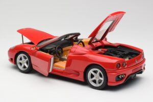 Ferrari 360 Spider Rdeč Hot Wheels 1:18 FER129 Kovina – slika 5 od 8