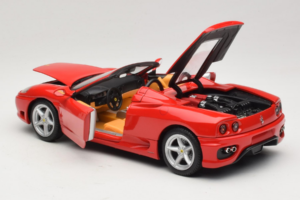 Ferrari 360 Spider Rdeč Hot Wheels 1:18 27774-M1 Kovina – slika 5 od 8