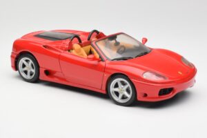 Ferrari 360 Spider Rdeč Hot Wheels 1:18 FER129 Kovina – slika 6 od 8