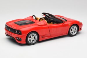 Ferrari 360 Spider Rdeč Hot Wheels 1:18 57310 Kovina – slika 3 od 8