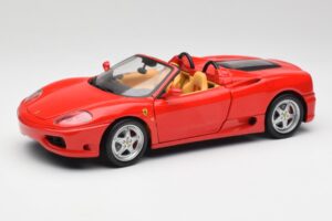 Ferrari 360 Spider Rdeč Hot Wheels 1:18 57310 Kovina