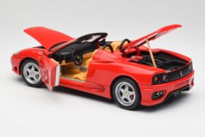 Ferrari 360 Spider Rdeč Hot Wheels 1:18 57310 Kovina – slika 5 od 8