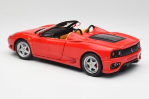 Ferrari 360 Spider Rdeč Hot Wheels 1:18 57310 Kovina – slika 7 od 8
