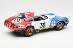 Ferrari 365 GTB/4 #39 J-C. Andruet / Lena 24 Hours of Le Mans 1972 Kyosho 1:18 08164E Kovina – slika 3 od 8