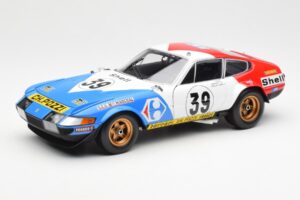 Ferrari 365 GTB/4 #39 J-C. Andruet / Lena 24 Hours of Le Mans 1972 Kyosho 1:18 08164E Kovina