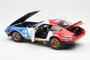 Ferrari 365 GTB/4 #39 J-C. Andruet / Lena 24 Hours of Le Mans 1972 Kyosho 1:18 08164E Kovina – slika 5 od 8