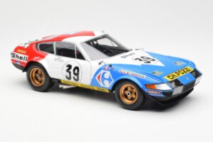 Ferrari 365 GTB/4 #39 J-C. Andruet / Lena 24 Hours of Le Mans 1972 Kyosho 1:18 08164E Kovina – slika 6 od 8