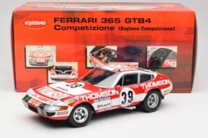 Ferrari 365 GTB4 Competizione #39 1973 Kyosho 1:18 08164F Kovina – slika 8 od 8