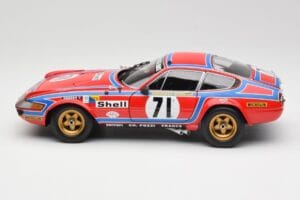 Ferrari 365 GTB4 Competizione #71 24 Hours of Le Mans 1974 Kyosho 1:18 08164A Kovina – slika 4 od 8