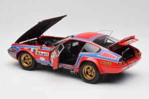 Ferrari 365 GTB4 Competizione #71 24 Hours of Le Mans 1974 Kyosho 1:18 08164A Kovina – slika 5 od 8