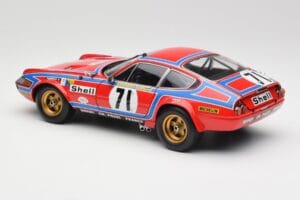Ferrari 365 GTB4 Competizione #71 24 Hours of Le Mans 1974 Kyosho 1:18 08164A Kovina – slika 7 od 8