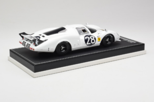 Ferrari 365 P2 #28 M. Gregory / J. Schlesser NART 24 Hours of Daytona 1967 Bel AB Models 1:18 REMC019 Smola – slika 3 od 6