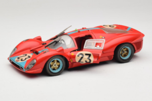 Ferrari 412P #23 W. Mairesse / J. Beurlys Le Mans 1967 Rdeč Revell 1:18 48826 Kovina – slika 2 od 8