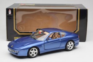 Ferrari 456 GT Blu Pozzi Bburago 1:18 3036-M3 Kovina – slika 8 od 8