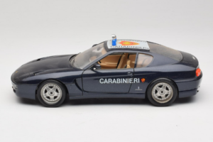 Ferrari 456 GT Carabinieri Črn Bburago 1:18 3036-B3 Kovina – slika 4 od 8