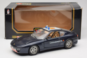 Ferrari 456 GT Carabinieri Črn Bburago 1:18 3036-B3 Kovina – slika 8 od 8