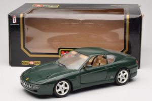 Ferrari 456 GT Temno Zelen Bburago 1:18 3046-GR1 Kovina – slika 8 od 8