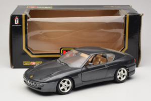 Ferrari 456 GT Siv Metalik Bburago 1:18 3036-G1 Kovina – slika 8 od 8