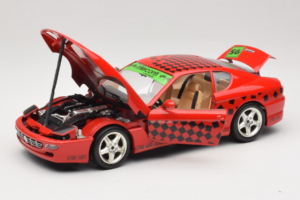 Ferrari 456 GT Interconti Car HiFi Rdeč Bburago 1:18 3036-D Kovina – slika 2 od 8