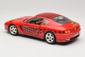 Ferrari 456 GT Interconti Car HiFi Rdeč Bburago 1:18 3036-D Kovina – slika 7 od 8