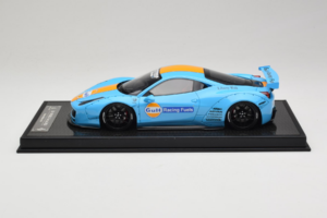 Ferrari 458 LB Works Gulf Blue Orange BBA 1:18 REMC033 Smola