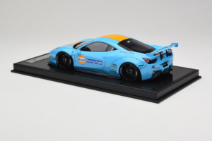 Ferrari 458 LB Works Gulf Blue Orange BBA 1:18 REMC033 Smola – slika 5 od 7