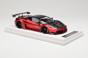 Ferrari 458 Liberty Walk LB-Silhouette WORKS GT Candy Rdeč IVY 1:18 REMC003 Smola – slika 4 od 6