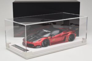 Ferrari 458 Liberty Walk LB-Silhouette WORKS GT Candy Rdeč IVY 1:18 REMC003 Smola – slika 6 od 6