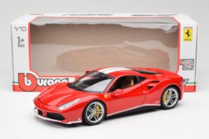 Ferrari 488 GTB Rdeč Bburago 1:18 18-76102 Kovina – slika 8 od 8