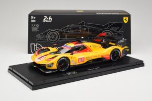 Ferrari 499P Hypercar AF Corse #83 R. Kubica / Y. Ye / R. Shwartzman 24 Hours of Le Mans 2024 Bburago 1:18 18-16313-83-VET Ko – slika 9 od 9
