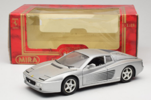 Ferrari 512 TR Srebrn Mira 1:18 6178-B1 Kovina – slika 8 od 8