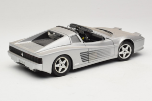 Ferrari 512TR Targa Srebrn Mira 1:18 6175 Kovina – slika 3 od 8