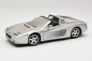 Ferrari 512TR Targa Srebrn Mira 1:18 6175 Kovina