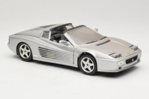Ferrari 512TR Targa Srebrn Mira 1:18 6175 Kovina – slika 6 od 8