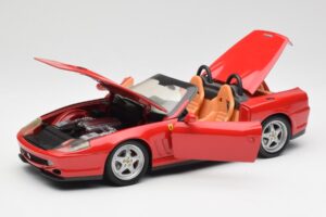 Ferrari 550 Barchetta Pininfarina Rdeč Bburago 1:18 327660 Kovina – slika 2 od 8