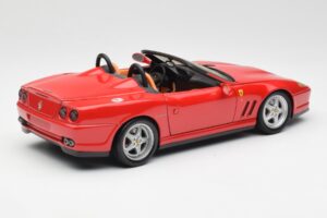 Ferrari 550 Barchetta Pininfarina Rdeč Bburago 1:18 327660 Kovina – slika 3 od 8