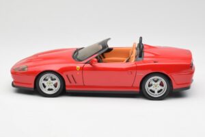 Ferrari 550 Barchetta Pininfarina Rdeč Bburago 1:18 327660 Kovina – slika 4 od 8