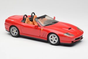 Ferrari 550 Barchetta Pininfarina Rdeč Bburago 1:18 327660 Kovina – slika 6 od 8