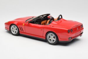 Ferrari 550 Barchetta Pininfarina Rdeč Bburago 1:18 327660 Kovina – slika 7 od 8