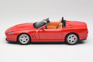 Ferrari 550 Barchetta Rosso Corsa Hot Wheels 1:18 29441 Kovina – slika 4 od 8