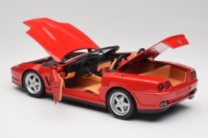 Ferrari 550 Barchetta Rosso Corsa Hot Wheels 1:18 29441 Kovina – slika 5 od 8