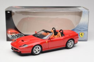 Ferrari 550 Barchetta Rosso Corsa Hot Wheels 1:18 29441 Kovina – slika 8 od 8