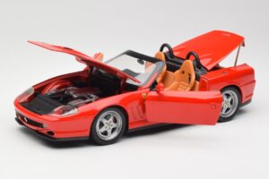 Ferrari 550 Barchetta Rosso Corsa Hot Wheels 1:18 74299294419 Kovina – slika 2 od 8