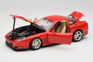 Ferrari 550 Maranello 22 Jahre Ferrari Model Club Rdeč Bburago 1:18 3064-P2 Kovina – slika 2 od 8