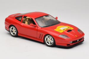 Ferrari 550 Maranello 22 Jahre Ferrari Model Club Rdeč Bburago 1:18 3064-P2 Kovina – slika 6 od 8