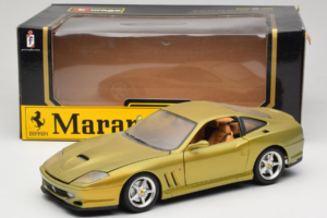 Ferrari 550 Maranello Gold Metallic Braccio & Gotz Bburago 1:18 3044-G1 Kovina – slika 8 od 8