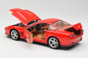 Ferrari 550 Maranello Rdeč Maisto 1:18 31839 Kovina – slika 5 od 8