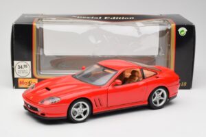 Ferrari 550 Maranello Rdeč Maisto 1:18 31839 Kovina – slika 8 od 8