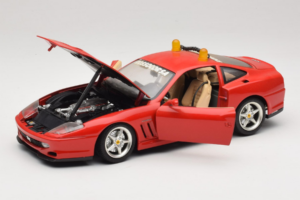 Ferrari 550 Maranello Safety Car Rosso Corsa Bburago 1:18 3064-P1 Kovina – slika 2 od 8