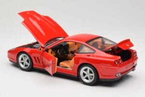 Ferrari 575M Maranello Rdeč Hot Wheels 1:18 54937 Kovina – slika 5 od 8